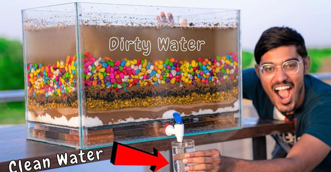 We Made Awesome Water Purifier | गन्दा पानी करे एकदम साफ़ | 100% Working