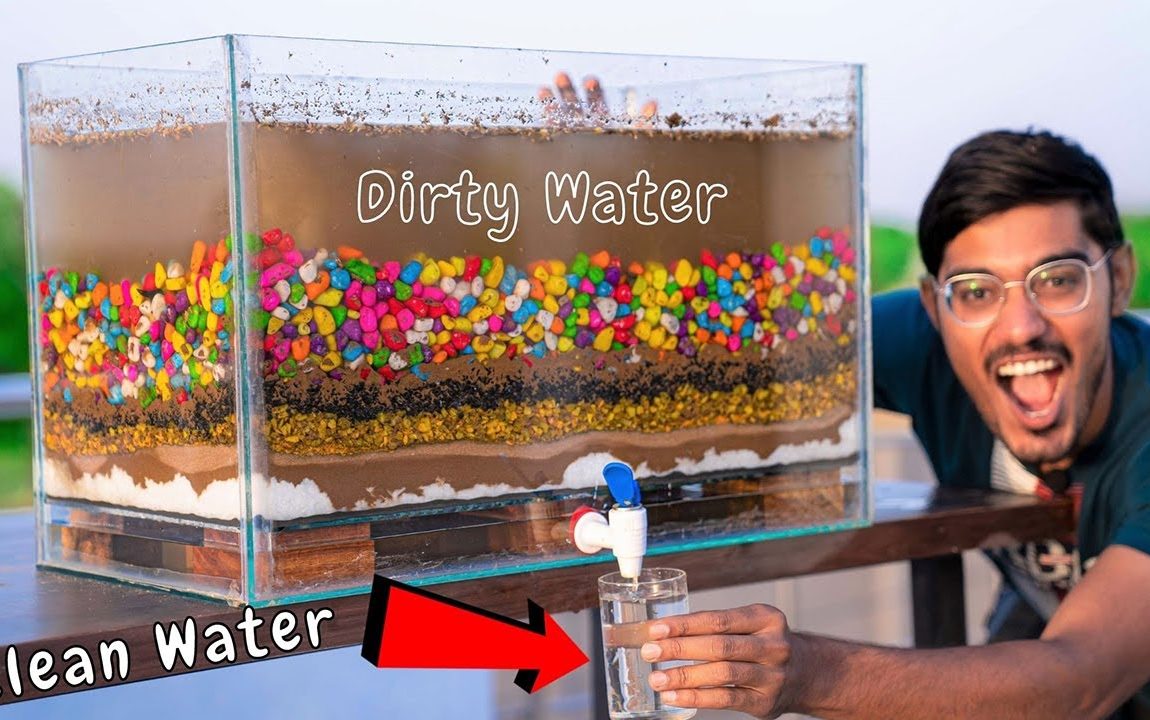 We Made Awesome Water Purifier | गन्दा पानी करे एकदम साफ़ | 100% Working