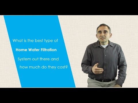 Best home water filtration system and how much it costs