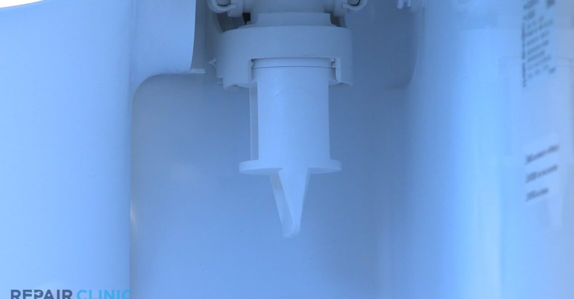 GE Refrigerator Water Filter Bypass Cap Installation WR17X33825