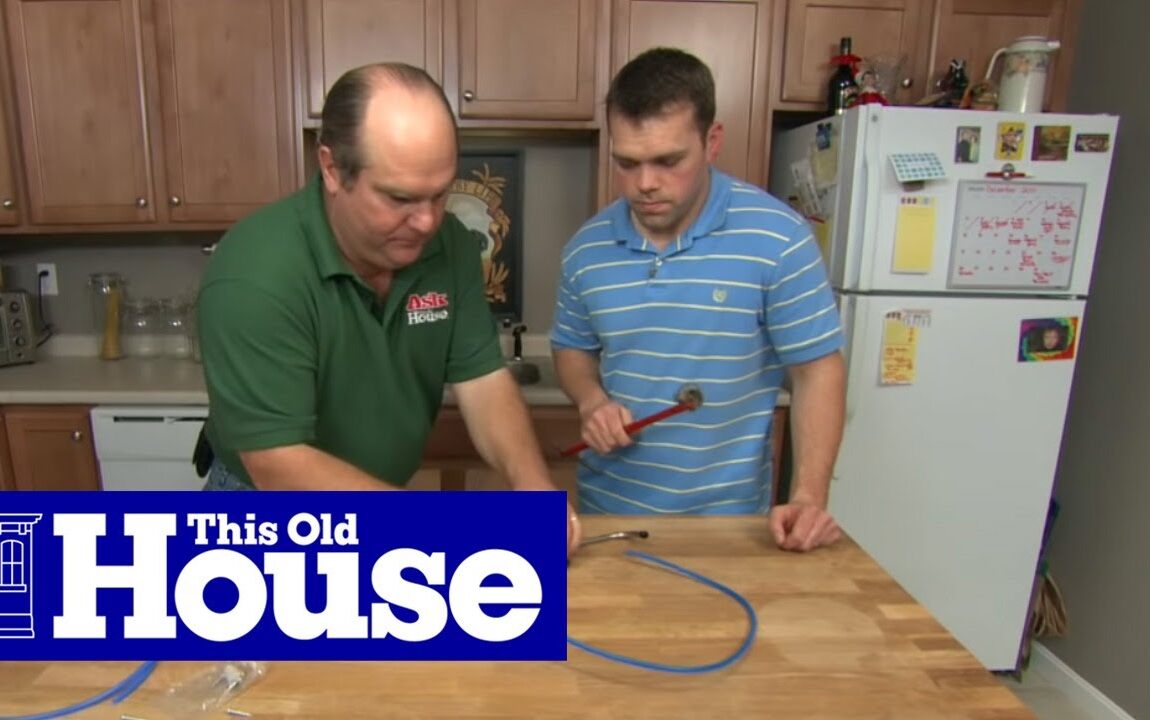 How to Install a Water Filter With A Separate Faucet | This Old House