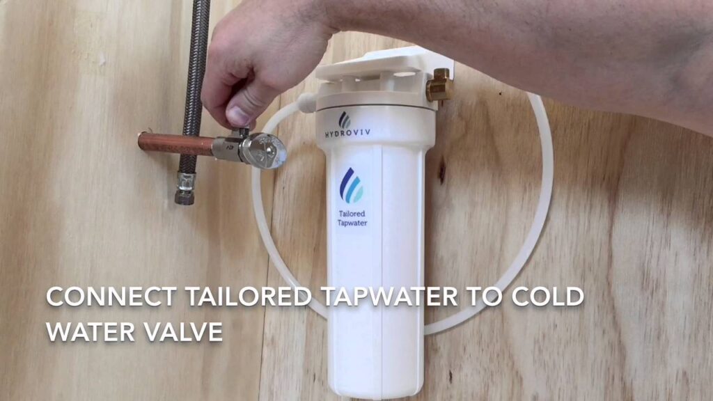 Hydroviv Tailored Tapwater Undersink Water Filtration System Installation