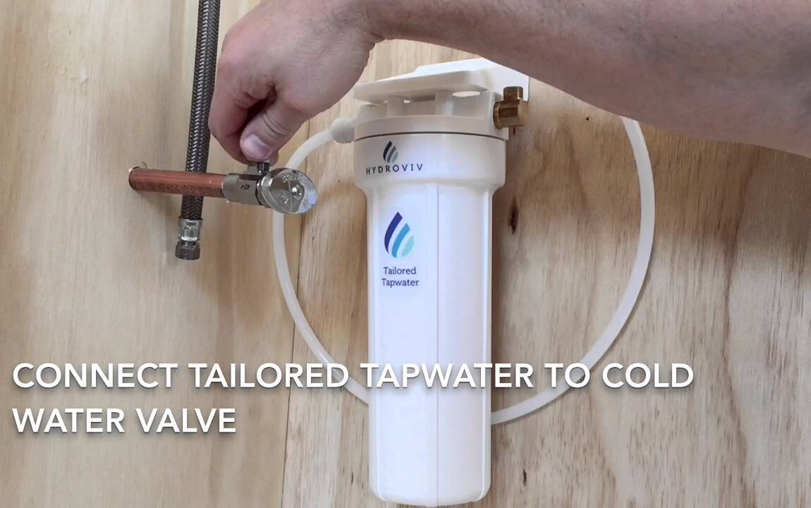 Hydroviv Tailored Tapwater Undersink Water Filtration System Installation