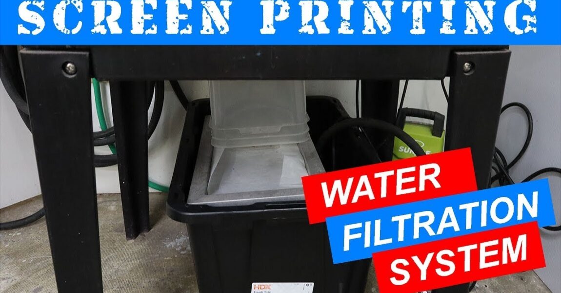 Screen Printing Water Filtration System Build