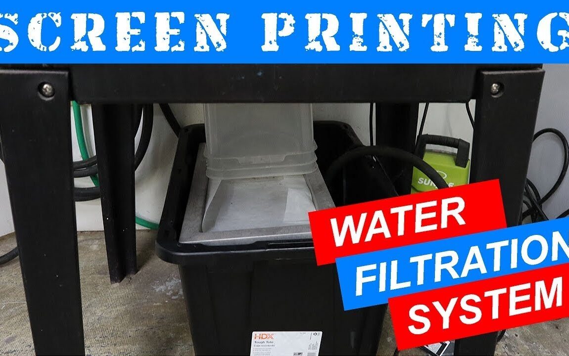 Screen Printing Water Filtration System Build
