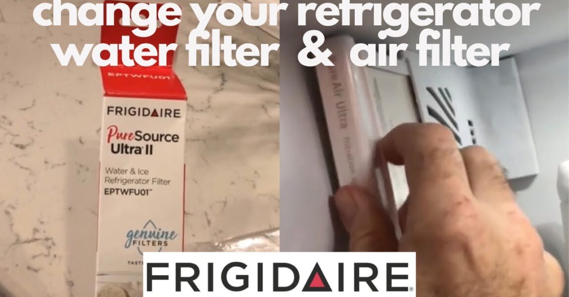 Frigidaire Gallery Refrigerator Filter Replacement - water filter/air filter - step-by-step