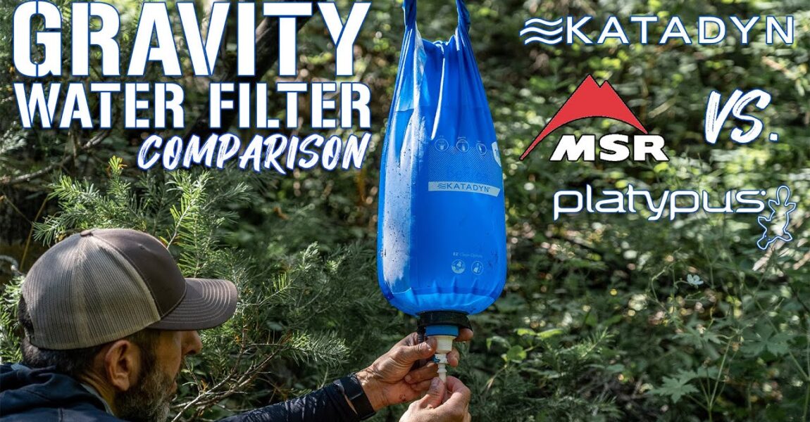Gravity Water Filter Comparison (MSR vs. Katadyn vs. Platypus)