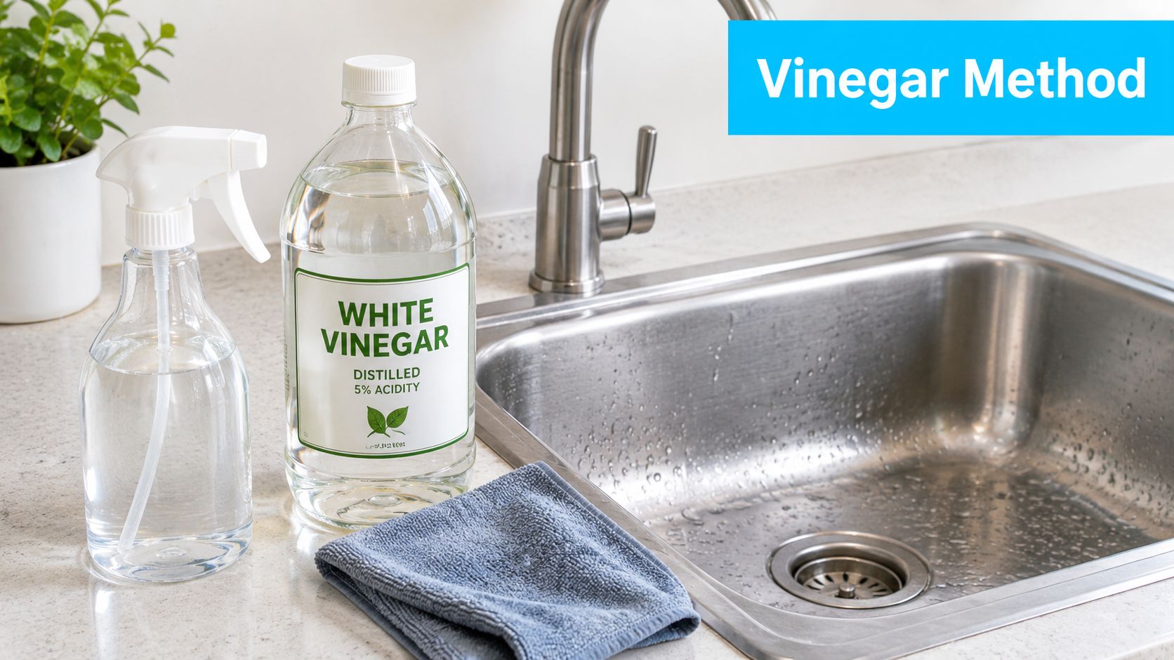 Screenshot from https://example.com/screenshots/vinegar-sink-cleaning-step.jpg